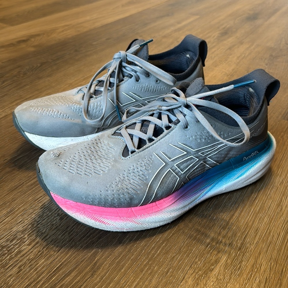 Asics Gel-Nimbus 25 Women's athletic Running Shoes Size 9.5‎ Gray